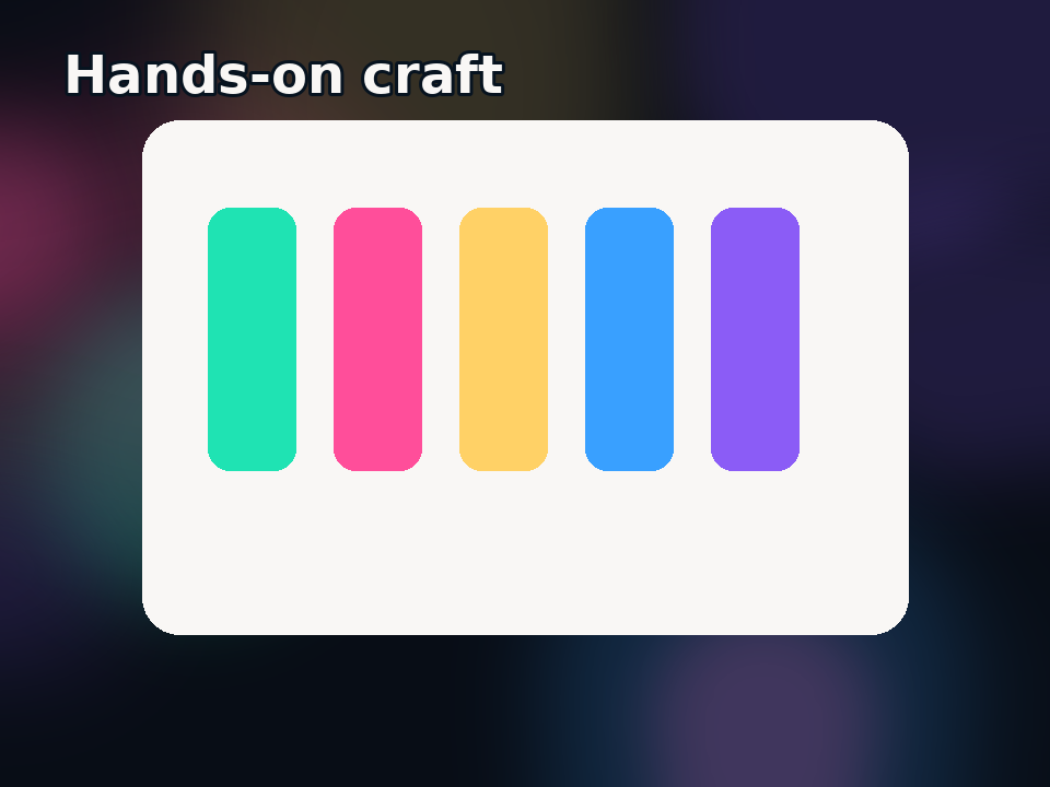 Support handmade craft