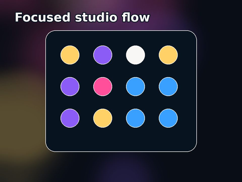 Keep the interface focused